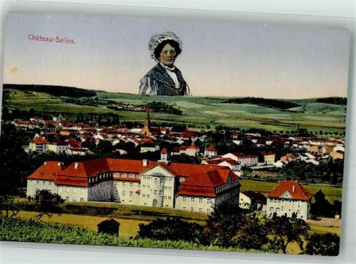 Chateau-Salins 1917 Tracht Schloss