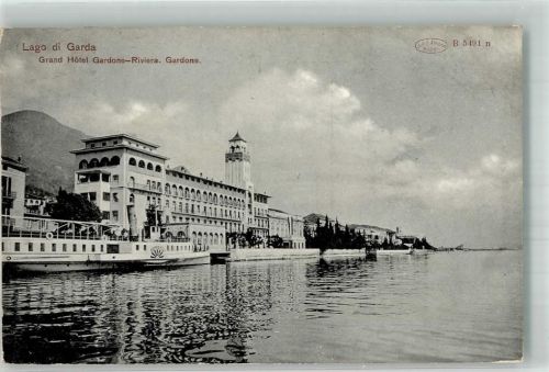 Gardone Riviera 1918 Grand Hotel Gardone
