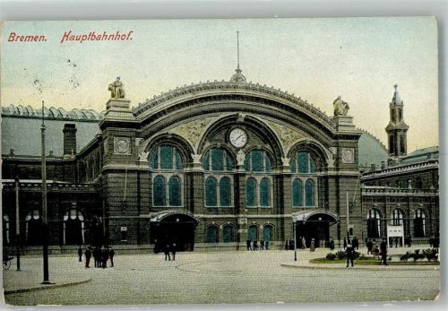 Bremen 1911 Hauptbahnhof