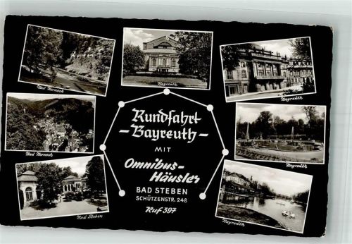 Bayreuth Omnibus-Häusler Werbung