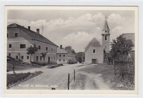 Fotokarte Neustift im Mühlkreis Straßenpartie