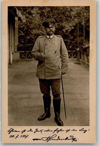 1917 Der Generalfeldmarschall in Uniform