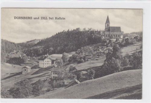 AK von Dürrnberg und Zill bei Hallein. Ungelaufen. Gute Erhaltung.