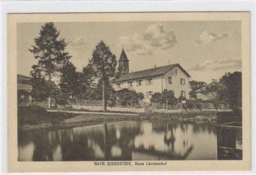 AK vom Haus Lärchenhof in Bayr. Eisenstein ungelaufen Gute Erhaltung.