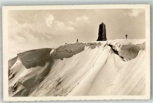 Feldberg 1941 Seebuckwächte mit Bismarckdenkmal Fotograf Reinold