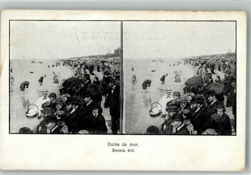 Badegäste am Meer