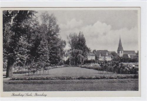 Bernburg Bernburg / Saale mit Rosenhag ungelaufen Gute Erhaltung.