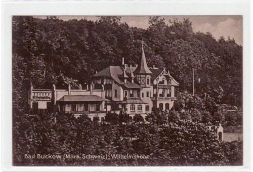 Bad Buckow - Märk. Schweiz. Abgebildet ist das Christliche Erholungsheim Wilhelmshöhe. Postalisch gelaufen 1925. Sehr gut erhalten.