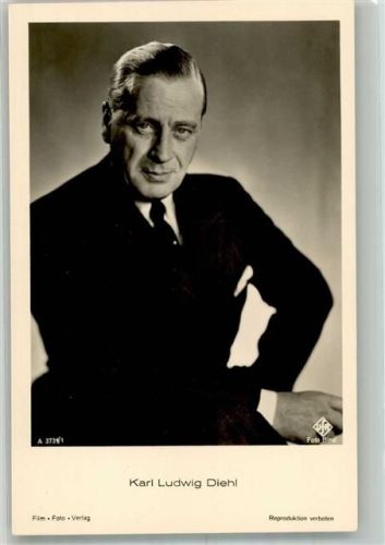 Portrait von Karl Ludwig Diehl Fotograf Binz Film-Foto-Verlag 3734/1