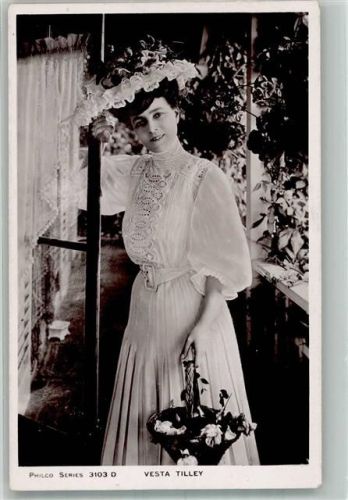 1906 Portrait der englischen Sängerin Vesta Tilley