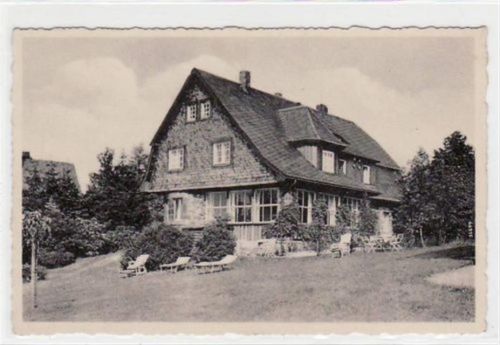 Kurort Bärenburg Oberbärenburg i. Erzgeb. mit Pension Heidehof ungelaufen Gute Erhaltung.