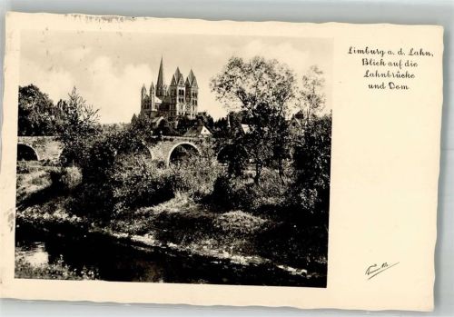 Limburg 1935 Georgsdom und Lahnbrücke Verlag Trinks & Co. Nr. 4