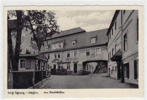 Stadt Wehlen mit Restaurant Ratskeller ungelaufen Top Erhaltung.