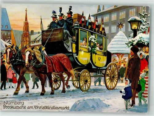 Nürnberg Postkutsche Christkindlesmarkt