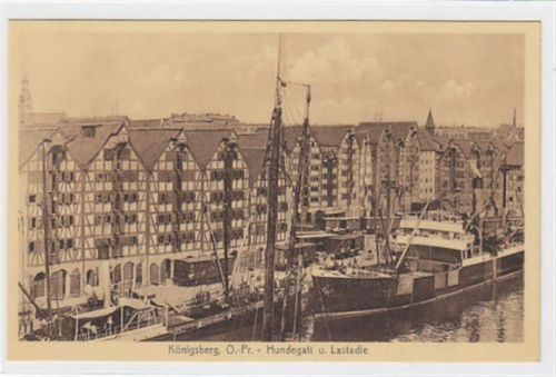 Königsberg / Kaliningrad. Hundegatt und Lastadie ungelaufen Top Erhaltung.