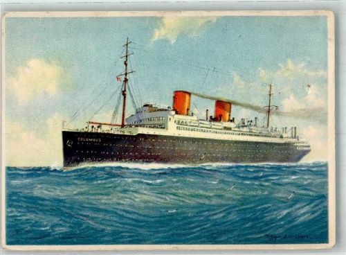 sign. Schmidt Schnelldampfer des Norddeutschen Lloyd