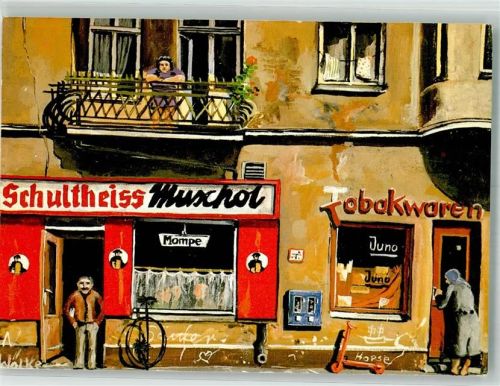 Kreuzberg sign. Wölke Strassenszene