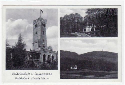 Waldwirtschaft u. Sommerfrische Waldkater bei Rinteln im III. Reich ungelaufen Sehr gut erhalten. WK II