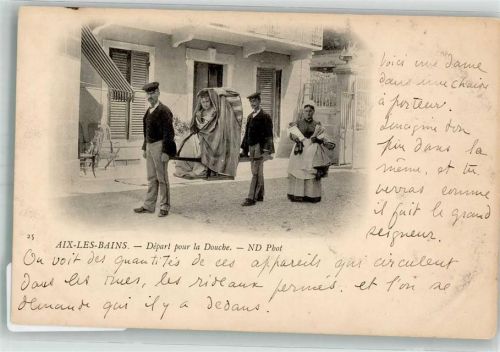 Aix-les-Bains Départ pour la Douche