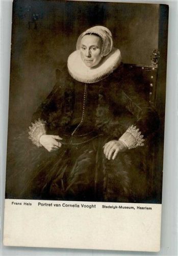 Werbung Fa. Wybert Basel Portrait Cornelia Vooght sign. Hals besser