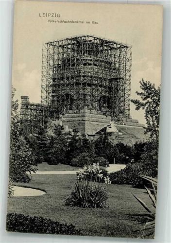 Leipzig Völkerschlachtdenkmal im Bau Verlag Trinks & Co. No. 896