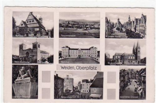 Weiden Weiden mit 9 Abbildungen gelaufen von 1938. Gute Erhaltung.