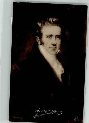 sign. Rumpf Portrait von Franz Grillparzer GG & Co. 5007