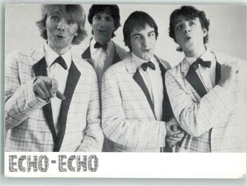 Portrait des A Capella Quartetts Echo-Echo Foto Keine AK