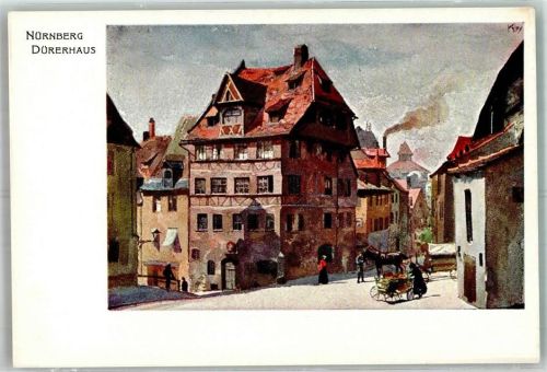 Nürnberg 1906 Dürerhaus Bayerische Jubiläums-Landesausstellung