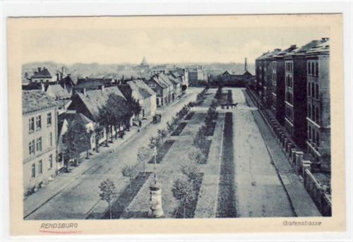 Rendsburg mit Grafenstrasse ungelaufen Gute Erhaltung.