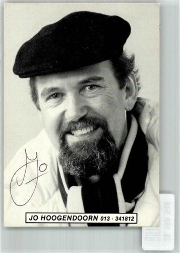 Portrait von Jo Hoogendoorn mit Autogramm FOTO KEINE AK