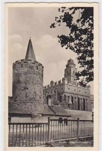Patschkau / Paczków - Kreis Neisse / Nysa in Schlesien. Partie an der Johanneskirche ungelaufen Top Erhaltung.