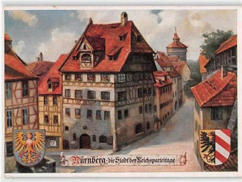 Nürnberg Nürnberg, Künstlerkarte. Albrecht Dürer Haus. Karte beschrieben leichte Eckabschürfungen, sonst gut erhalten
