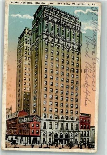 Philadelphia 1922 Hotel Adelphia