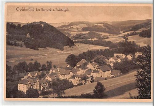 Goldmühl bei Berneck. gelaufen. Leichter Stempeldurchdruck, sonst gut erhalten