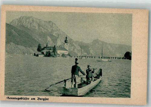 Gmunden Sonntagsbläser auf dem Traunsee vor Schloss Ort Ort lt. Recherche