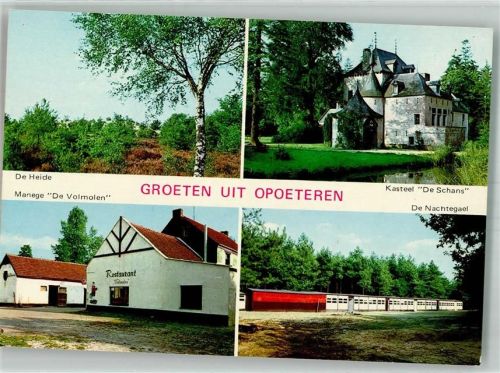 Maaseik Opoeteren Burg de Schans Gasthaus de Volmolen de Nachtegael