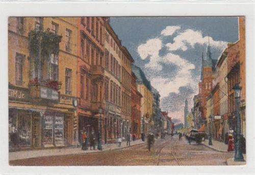Mainz Mainz, Künstlerkarte. Große Bleiche Straße ungelaufen Leicht fleckig, leichte Abschürfungen, sonst gut erhalten