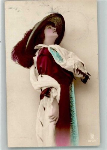1914 Junge modische Frau Hutmode Rotophot 3241/6