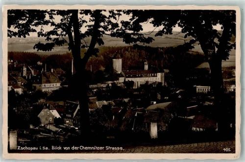 Zschopau Blick von Chemnitzer Straße