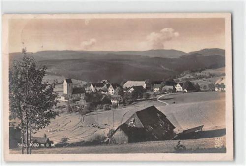 Saig Saig. vom Gasthaus zum Ochsen aus gesehen gelaufen. Leichter Stempeldurchdruck, sonst gut erhalten