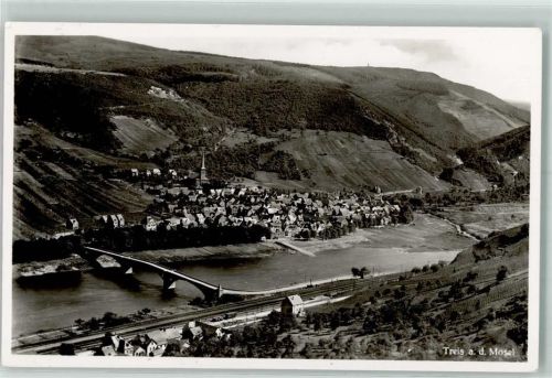 56253 W5402 Karden - treis Mosel Brücke Kirche
