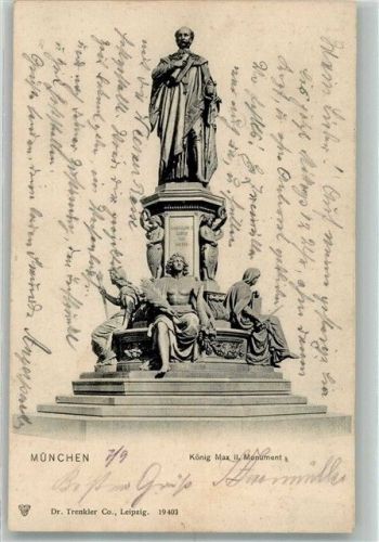 München 1907 König Max II. Monument Dr. Trenkler 19403