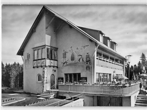 Bodnegg über Ravensburg. Höhenrestaurant-Hotel Wollmarshöhe ungelaufen Gute Erhaltung.