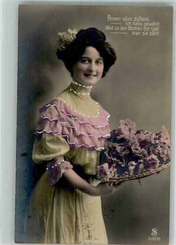Rosen S.I.J.E.F. 2190/6 Frau 1909