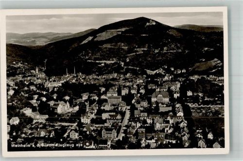 Weinheim Fliegeraufnahme