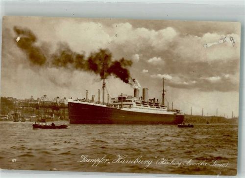 1927 Ozeanliner der Hamburg-Amerika-Linie