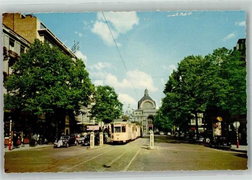 Antwerpen Auto Straßenbahn Avenue de Keyzer