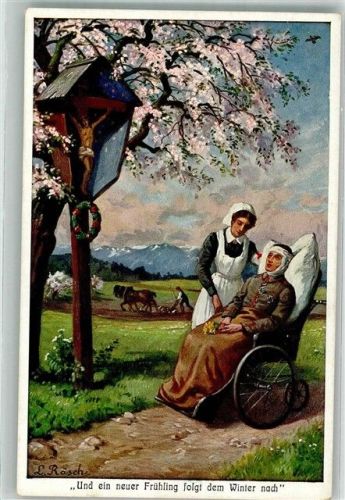sign. Rösch L. Neuer Frühling folgt dem Winter Militäramtlich genehmigt