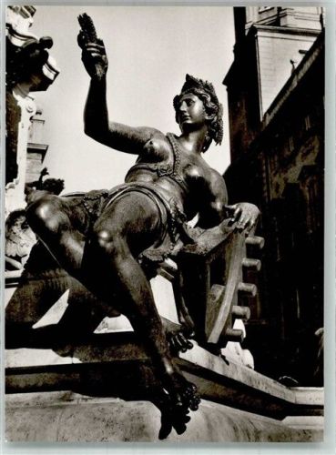 Augsburg Figur am Augustusbrunnen